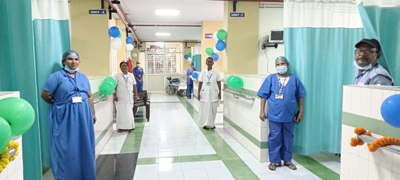 Clinical unit and nursing team, shown in the GHCCD gallery