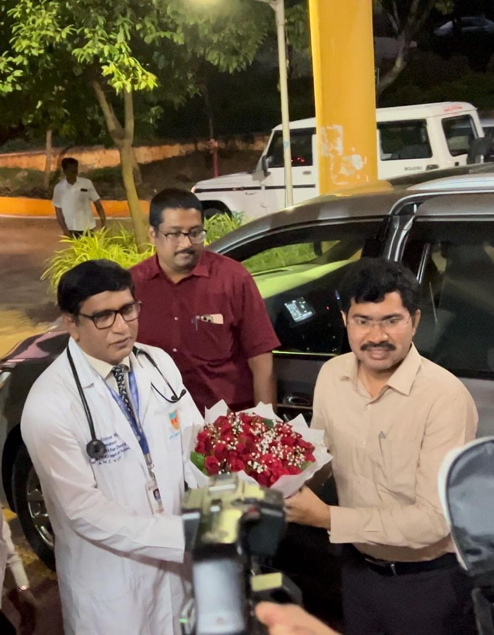 Welcome at the hospital campus, shown in the GHCCD gallery