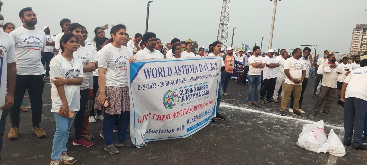 World Asthma Day 2022 awareness beach run, shown in the GHCCD gallery