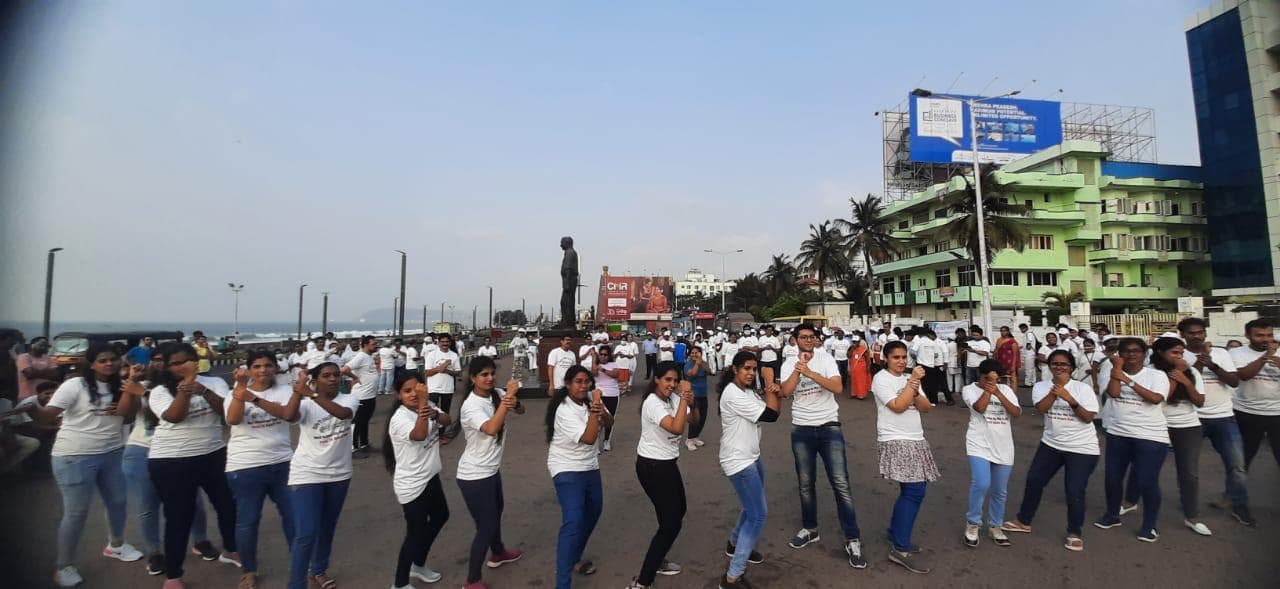 Public awareness activity at RK Beach, shown in the GHCCD gallery