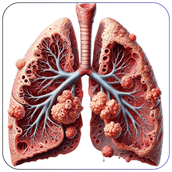 Clinical illustration of bronchiectasis