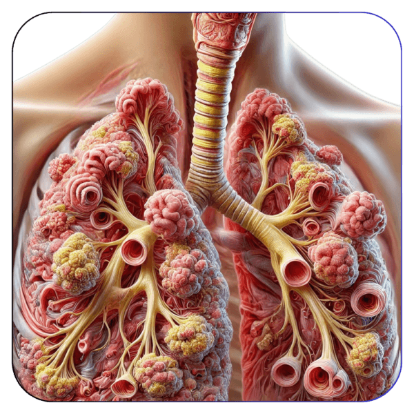 Clinical illustration of chronic bronchitis