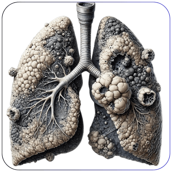 Clinical illustration of occupational lung disease