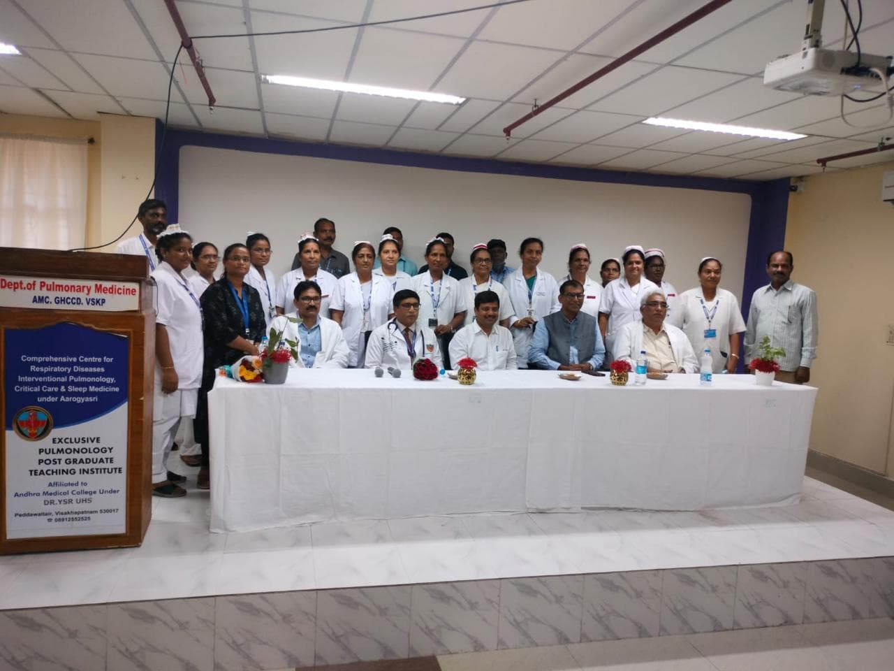 Pulmonary Medicine teaching institute gathering, shown in the GHCCD gallery